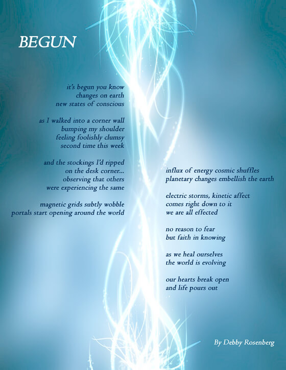 begun, change, conscious, magnetic, energy, faith, knowing, heal