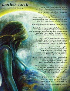 earth mother painting with poem