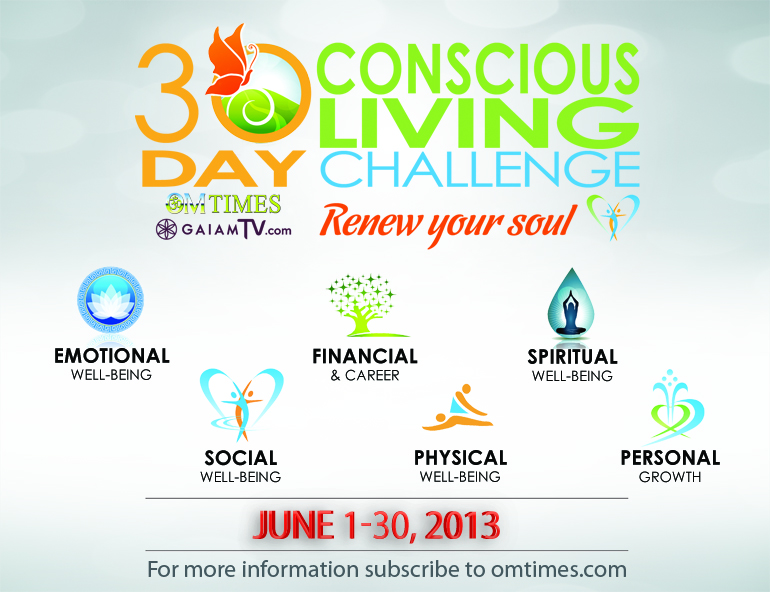 OMTimes_Gaiam-TV_30-Day_Conscious-Living_Challenge