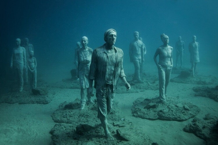 underwater Museum sculptures