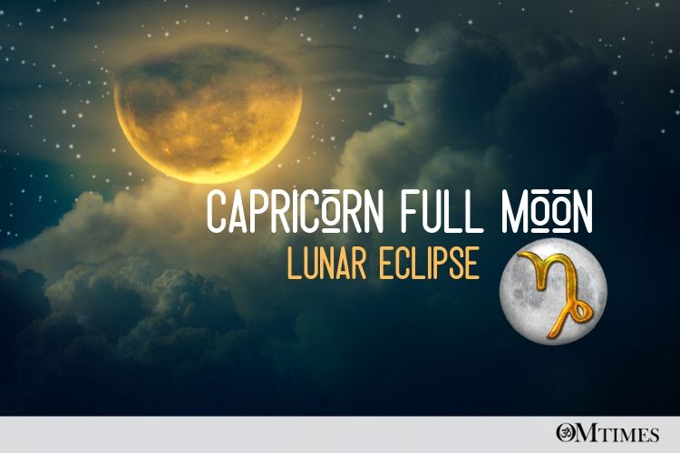 2019 Capricorn Full Moon Lunar Eclipse - OMTimes Magazine