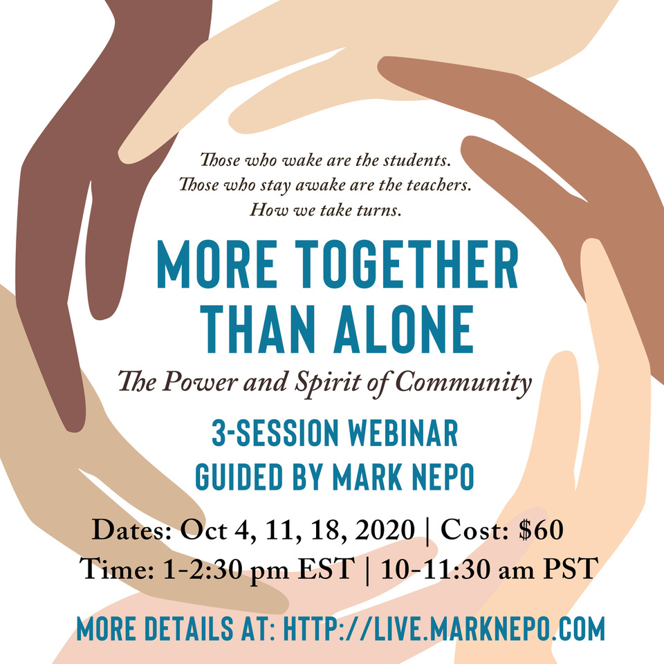 Mark Nepo More Together Than Alone