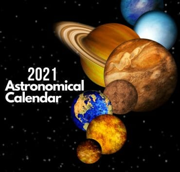 Astronomical Calendar 2021 Eye On The Sky OMTimes