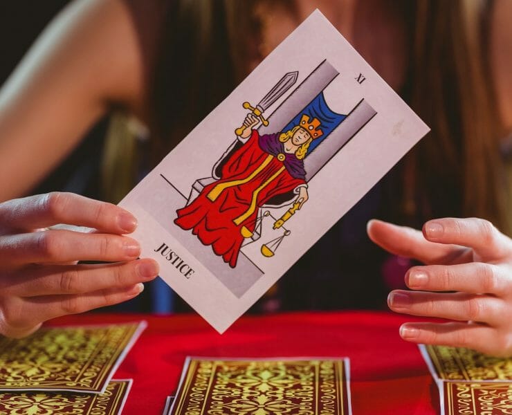 Justice Card: Tarot Arcanum February 2022