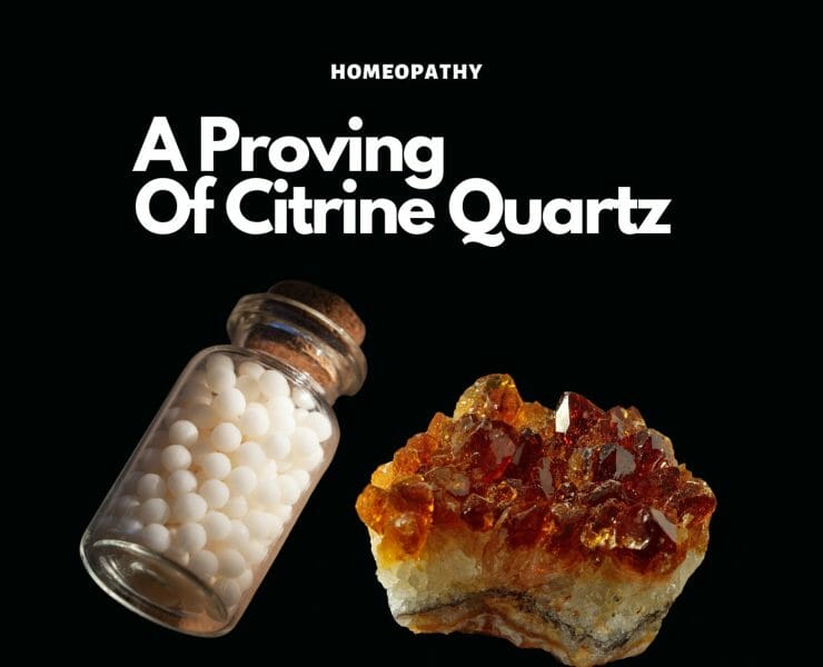 A Proving Of Citrine Quartz