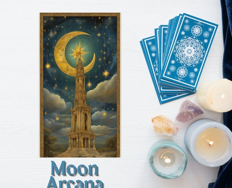 The Moon Card Tarot Arcana