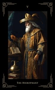 The Heirophant - Hidden Arcana Tarot